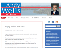 Tablet Screenshot of andywells.org
